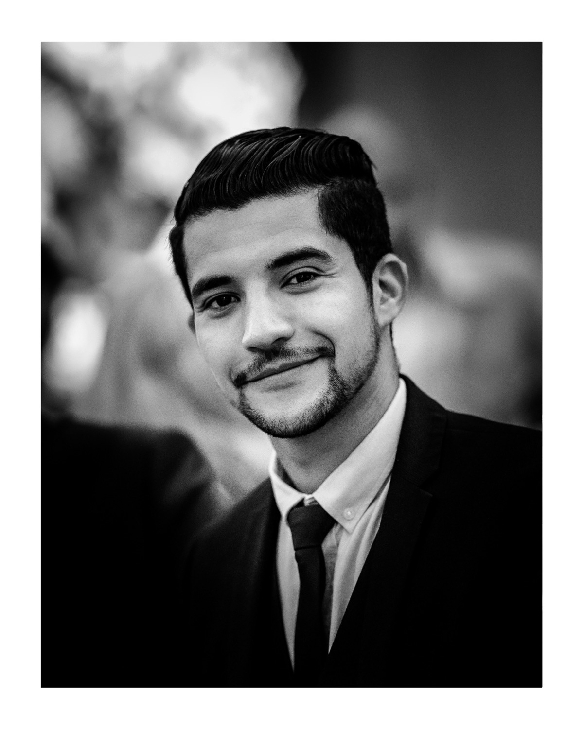 corportae portrait bw